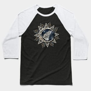 Wolf Emblem Baseball T-Shirt